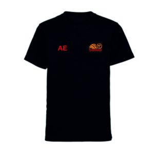TNC - Kids T-Shirt - Black - with initials - 165B