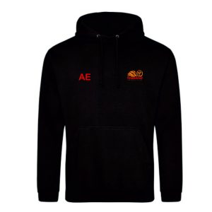 TNC - Hoodie - Black - With initials - JH001